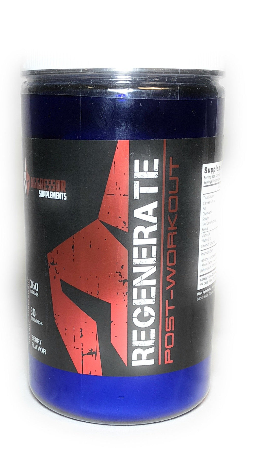 Aggressor Supplements Regenerate BCAA Amino Acids Recovery - 30 Servings - image 3