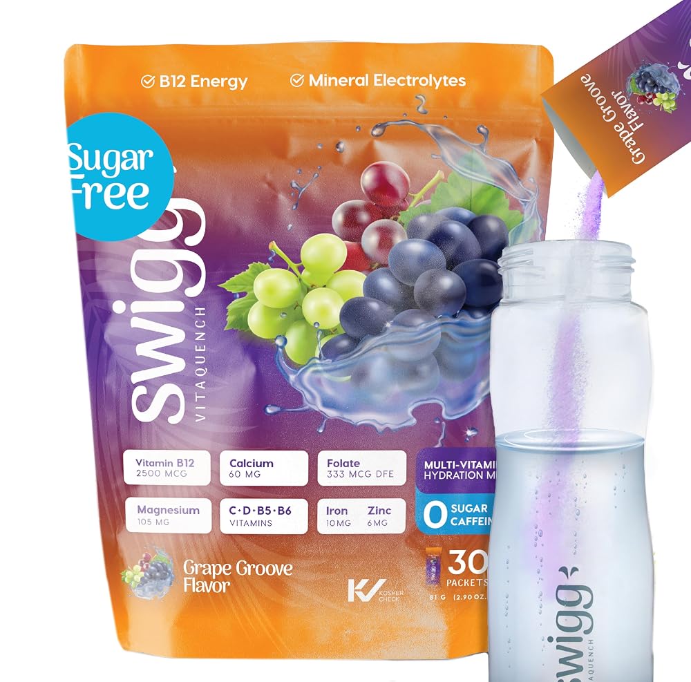 Swigg Sugar Free Electrolytes Powder Packets - Mens Multivitamin