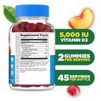 Lifeable Vitamin D3 5000 IU Gummies for Immune & Bone Support - 90 Count - image 2