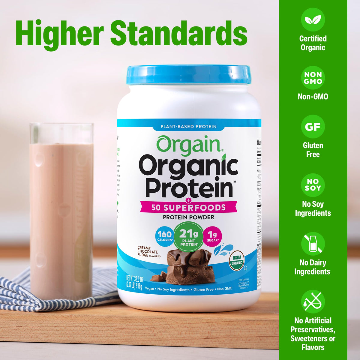 Orgain Organic Vegan Protein Powders