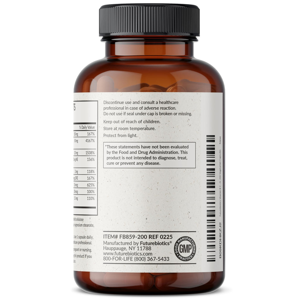 Futurebiotics Vitamin B Complex with Vitamin C Supports Energy