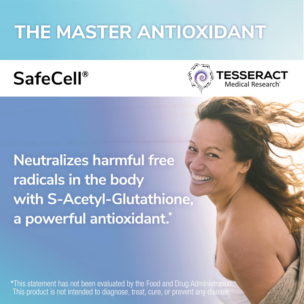 Tesseract SafeCell S-Acetyl Glutathione 300mg - 60 Capsules - image 4