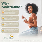nootrimind Lions Mane Mushroom Supplement Capsules - 60 Count - image 4