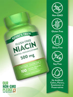 Nature's Truth Flush Free Niacin 500mg - 100 Capsules - image 3