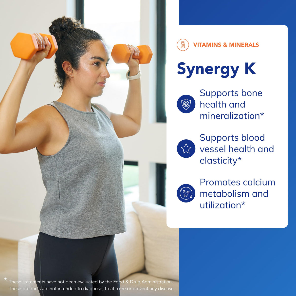 Pure Encapsulations Synergy K Bone Support - 60 Capsules - image 3