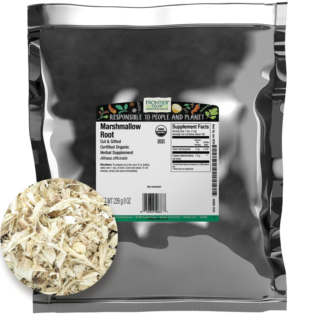 Frontier Co-op Organic Marshmallow Root - 8 Ounce