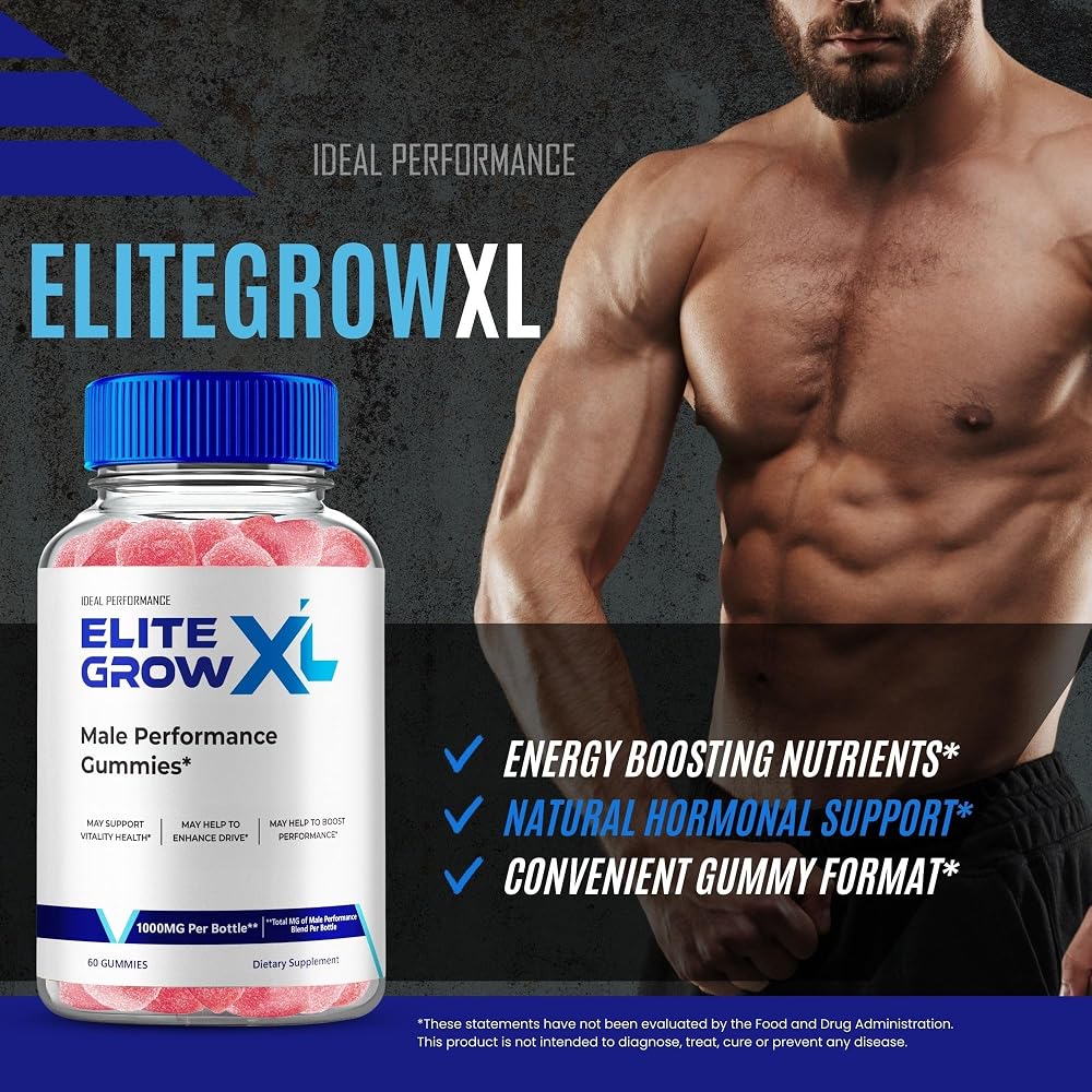IDEAL PERFORMANCE Elite Grow XL Gummies for Men - 180 Count - image 6