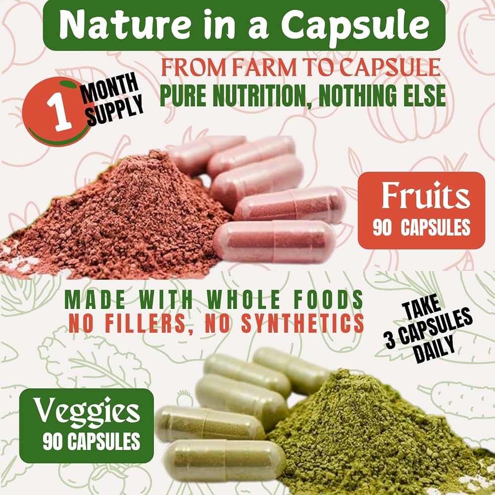 TM NATURALS Fruit and Veggies Supplement - Super Greens Men's