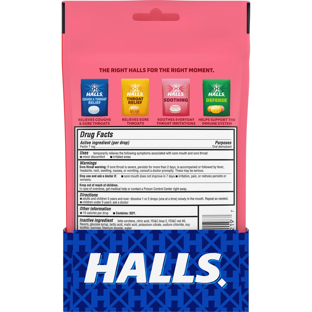 HALLS Soothing Creamy Strawberry Throat Drops - 300 Count - image 13