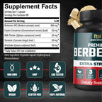BMVINVOL Berberine HCl with Ceylon Cinnamon & Turmeric - 90 Capsules - image 2
