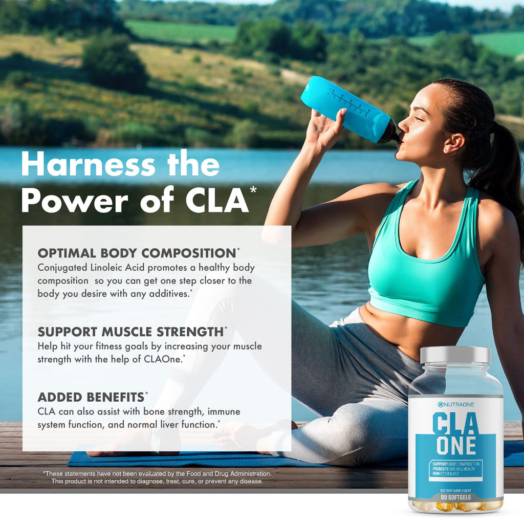 NutraOne CLAOne Conjugated Linoleic Acid Supplement - 90 Capsules - image 7