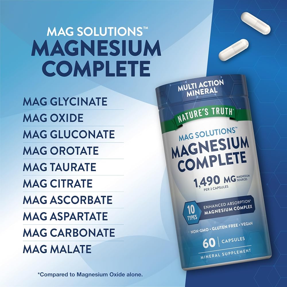 Nature's Truth Magnesium Complex 10 Forms - 60 Capsules - image 4