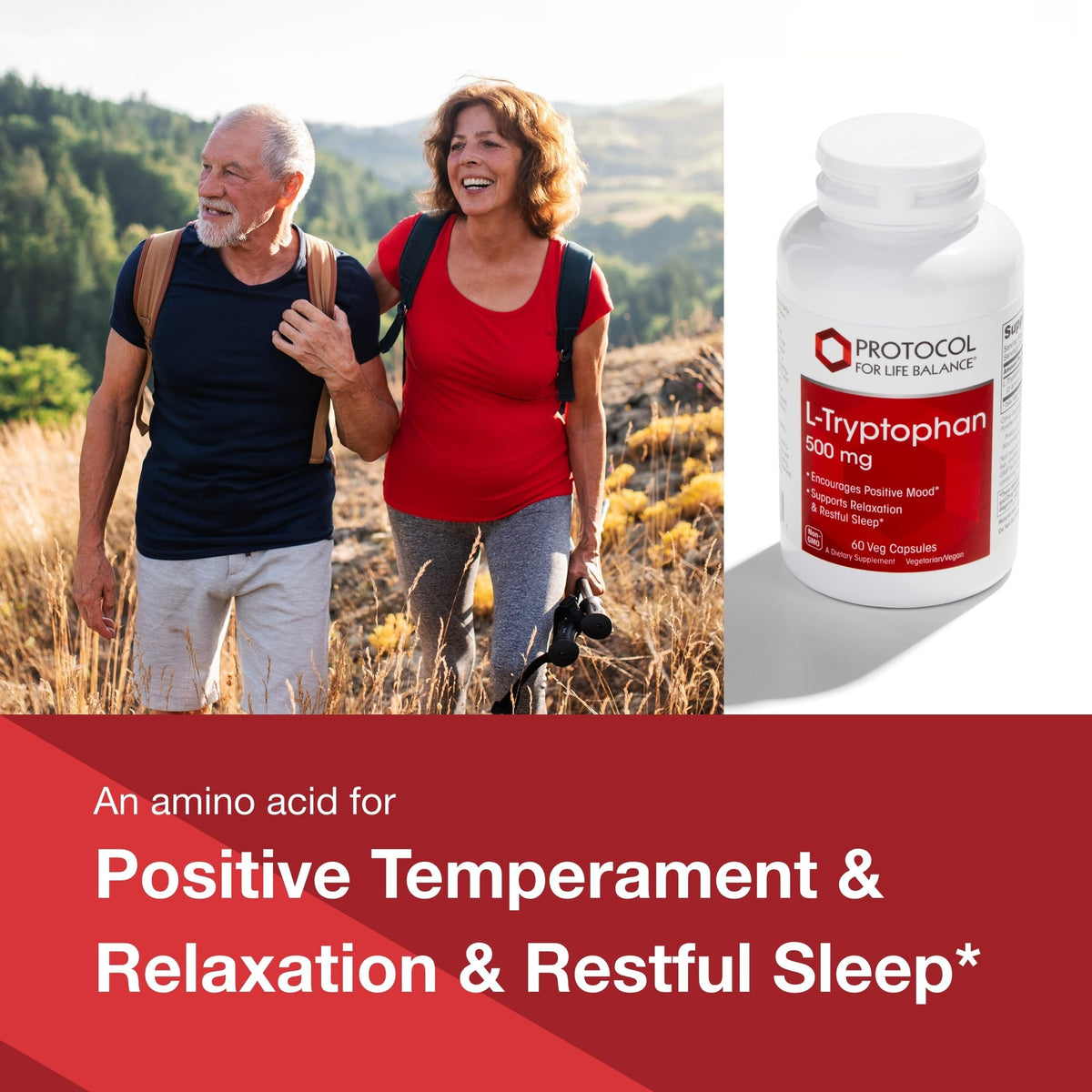 PROTOCOL FOR LIFE BALANCE L-Tryptophan 500mg Stress Relief - image 3