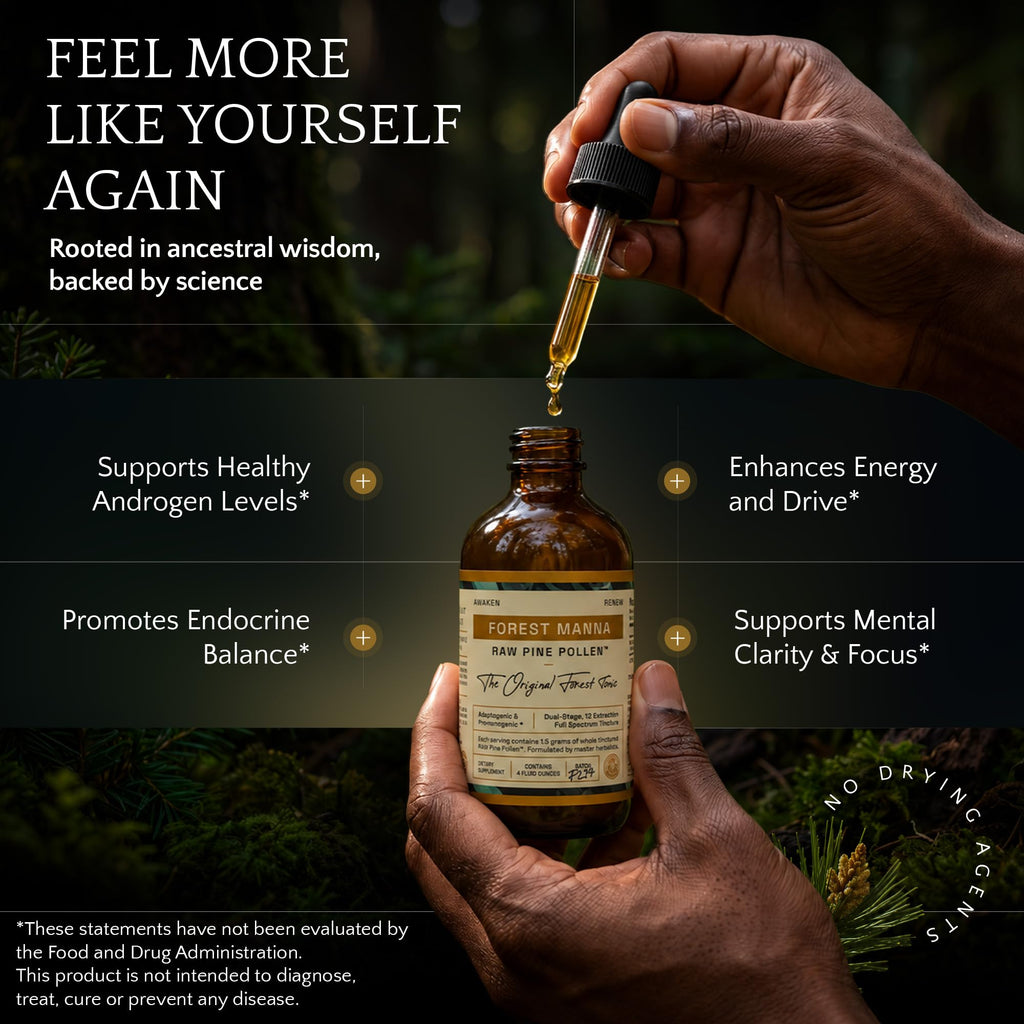RAW Forest Foods Forest Manna Royal Pine Pollen Tincture