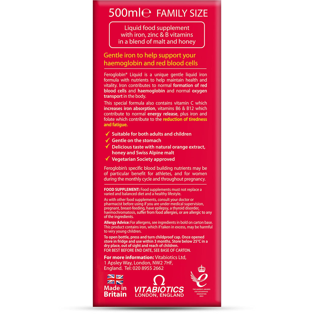 Feroglobin Organic Iron Liquid - 500ml - image 5