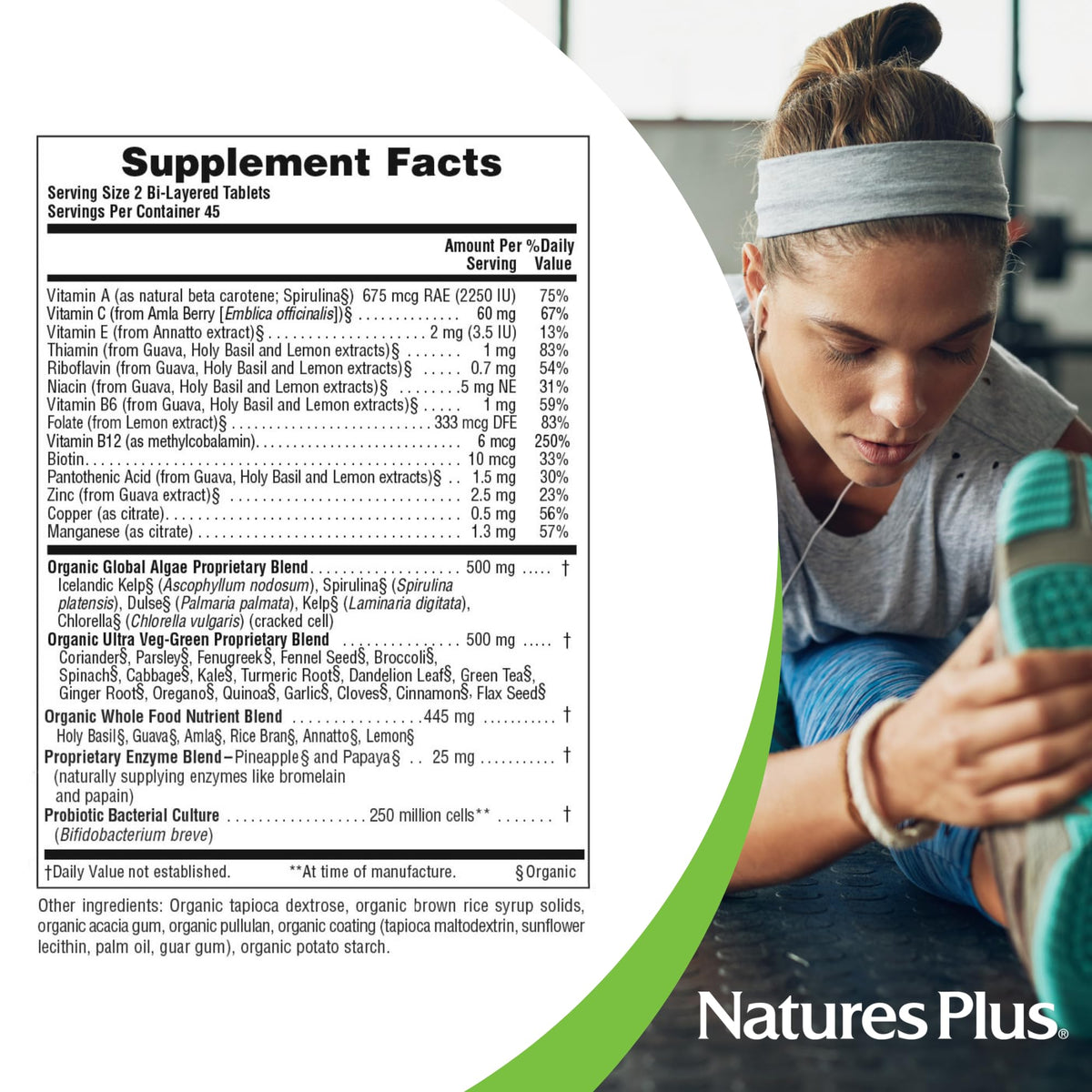 NaturesPlus Ultra Juice Green Immune Support - 90 Tablets - image 4