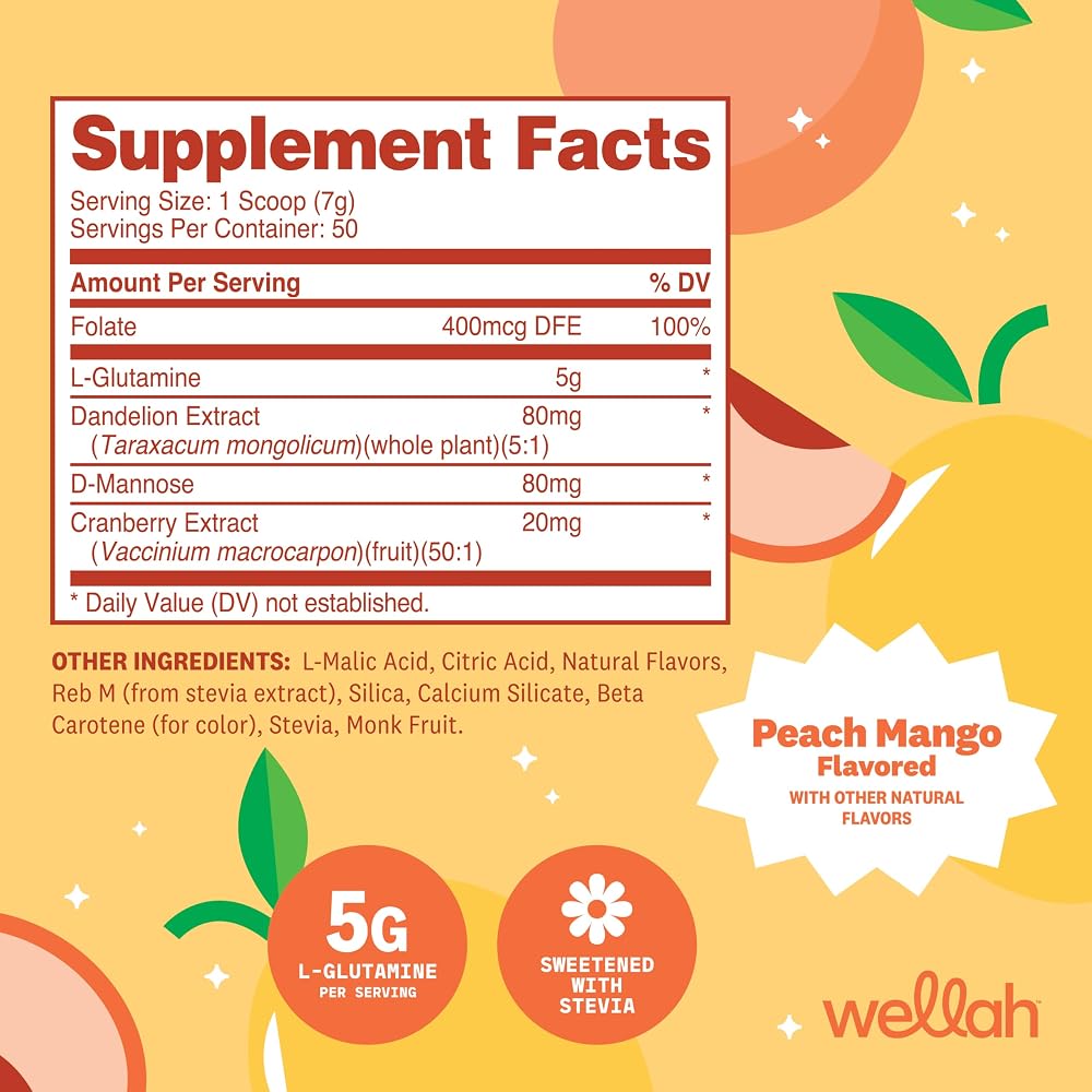 Wellah L-Glutamine 50 Servings