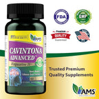 America Medic & Science Cavintona Vinpocetine 20mg Brain Support - 60 Capsules - image 5
