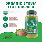 Jiva Organics Natural Stevia Leaf Powder - 1 Pound - image 2