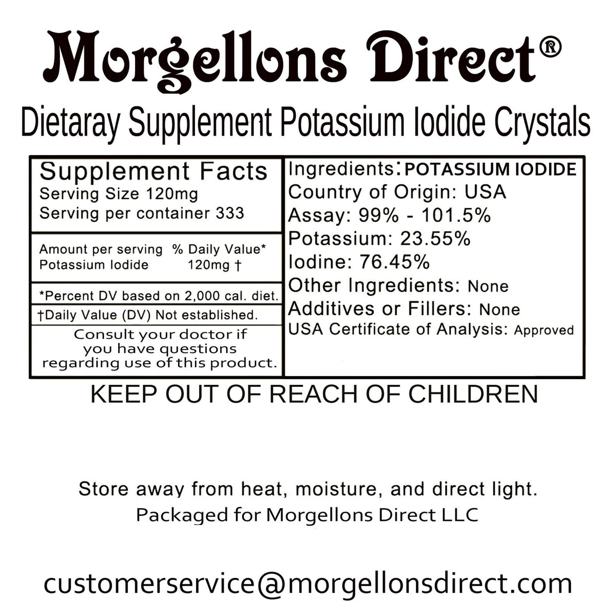 Morgellons Direct SSKI Iodine Potassium Iodide Mixing Kit - 1 Count - image 4