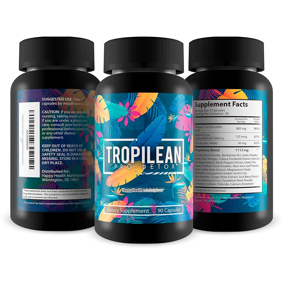 Happy Health Marketplace Tropilean Pro Detox Full Body Detox - 1 Count - image 4