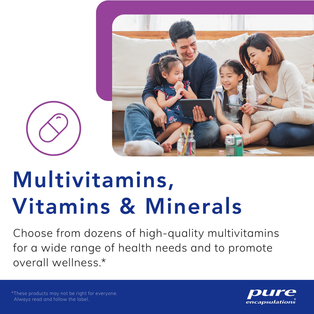 Pure Encapsulations PureGenomics Multivitamin, 60 Capsules