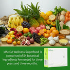 Manda Fermentation Superfood Prebiotic Gut Health - 31 Sachets - image 3