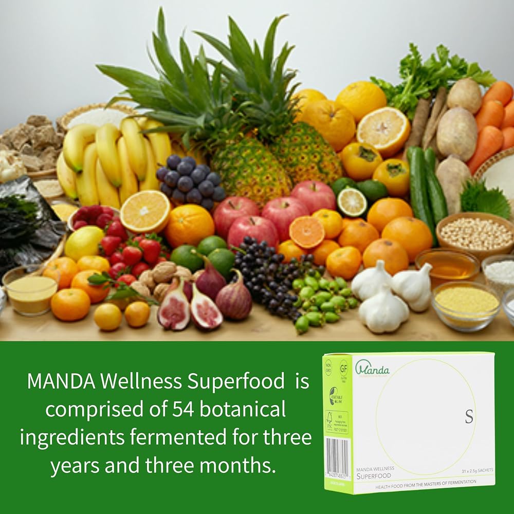 Manda Fermentation Superfood Prebiotic Gut Health - 31 Sachets - image 3