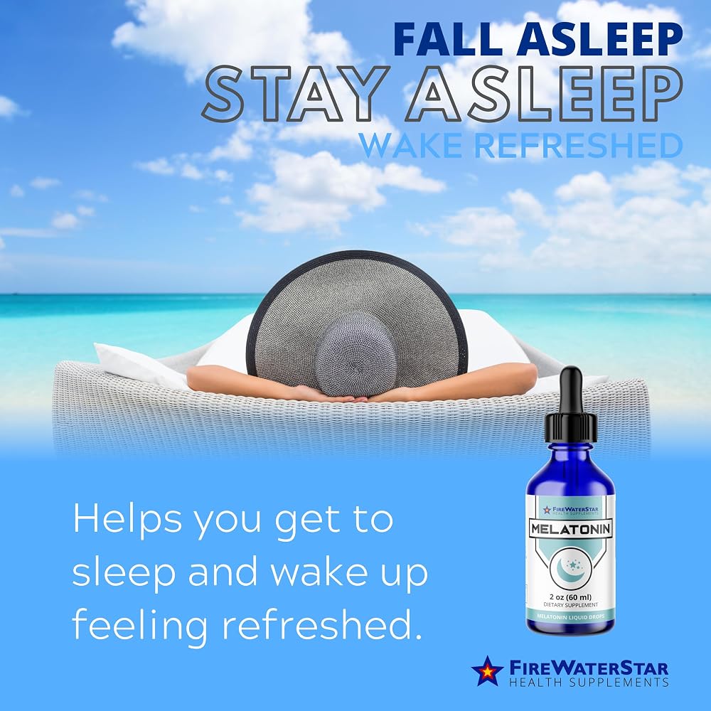 FWS Liquid Melatonin Drops for Sleep - 2 Fl Oz - image 2
