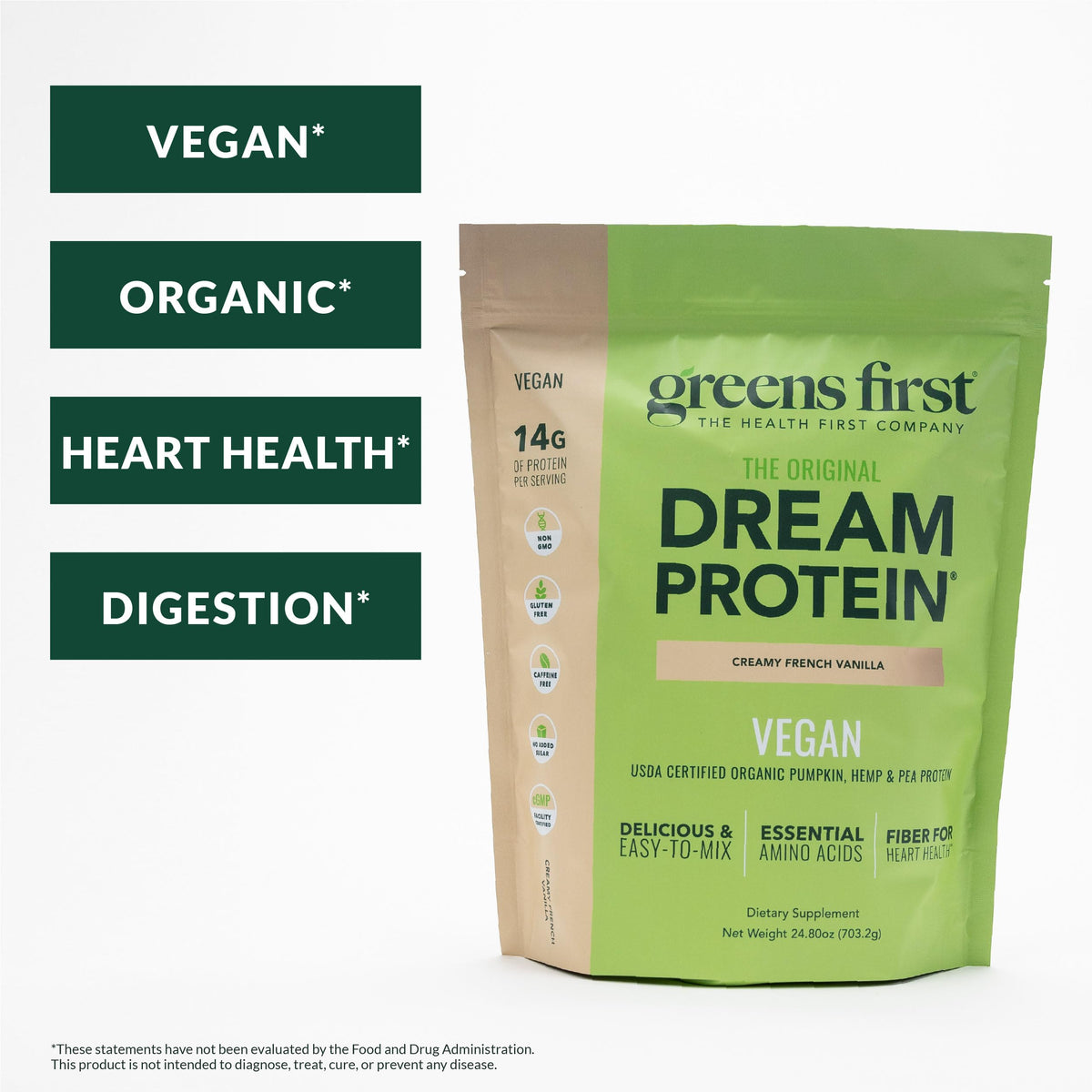 Greens First Dream Protein Plant Based