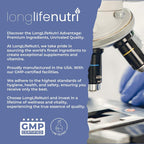 LongLifeNutri Luteolin 100mg Supplement - 180 Vegetarian Capsules - image 8