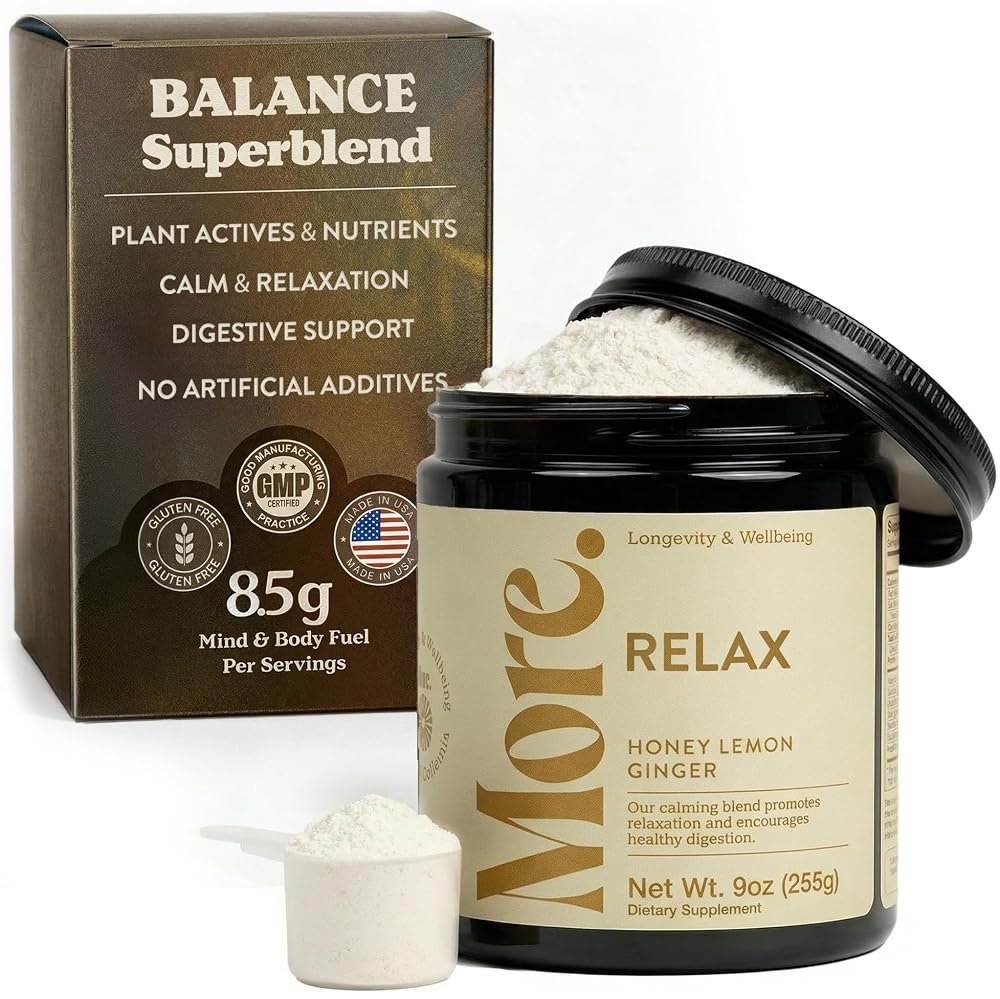 More. Ashwagandha Powder Calming Drink Mix - 30 Servings