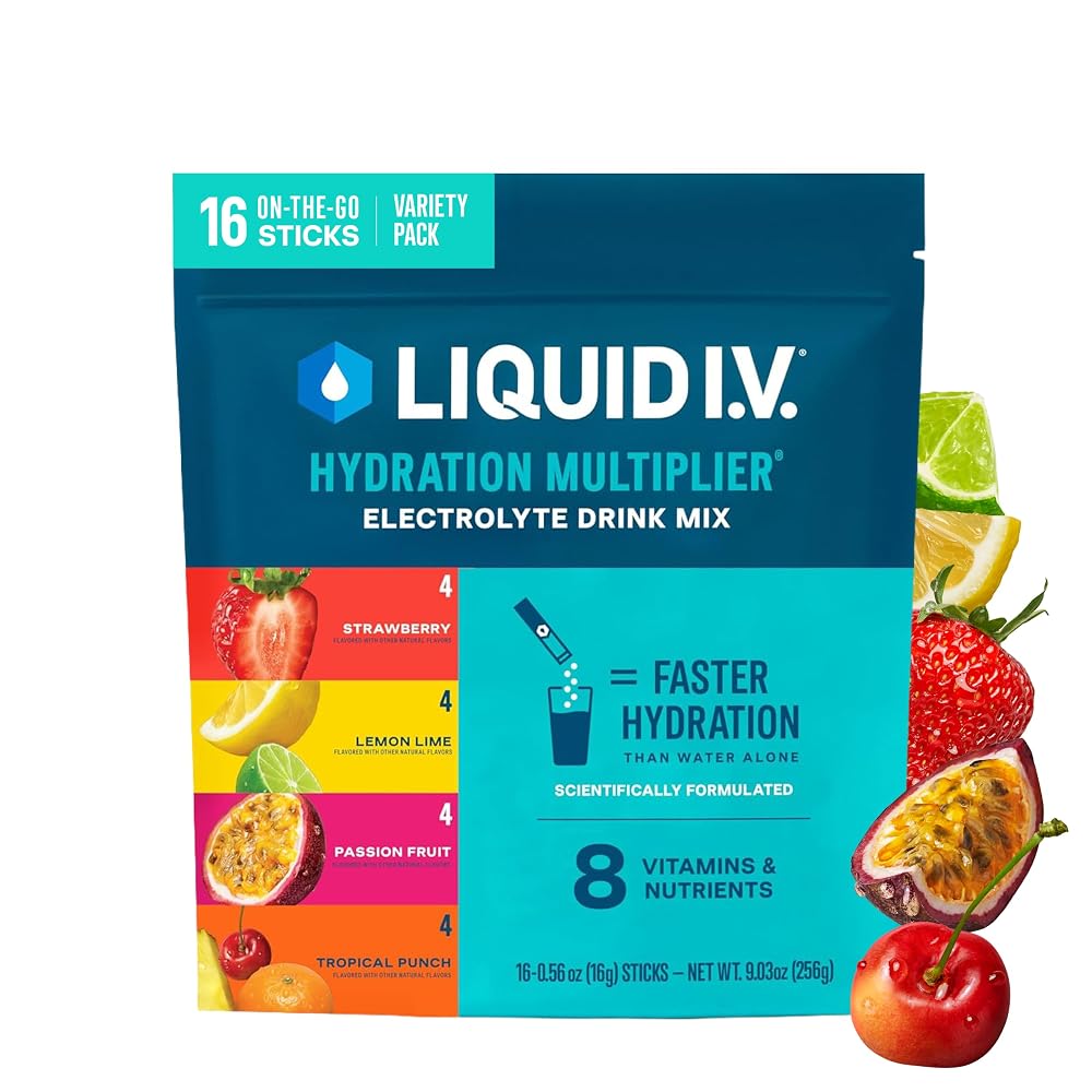 Liquid I.V. Hydration Electrolytes, Variety Packs