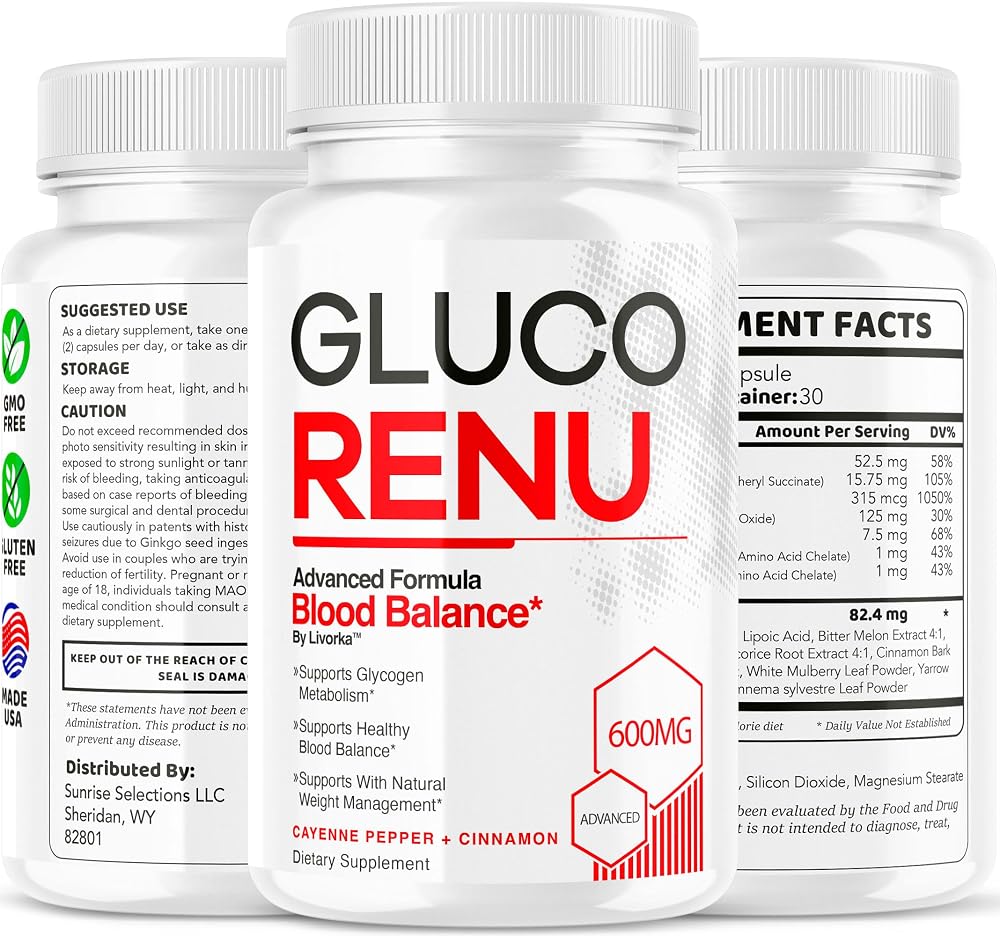 LIVORKA Gluco Renu Capsules Natural Support - 30 Capsules - image 8