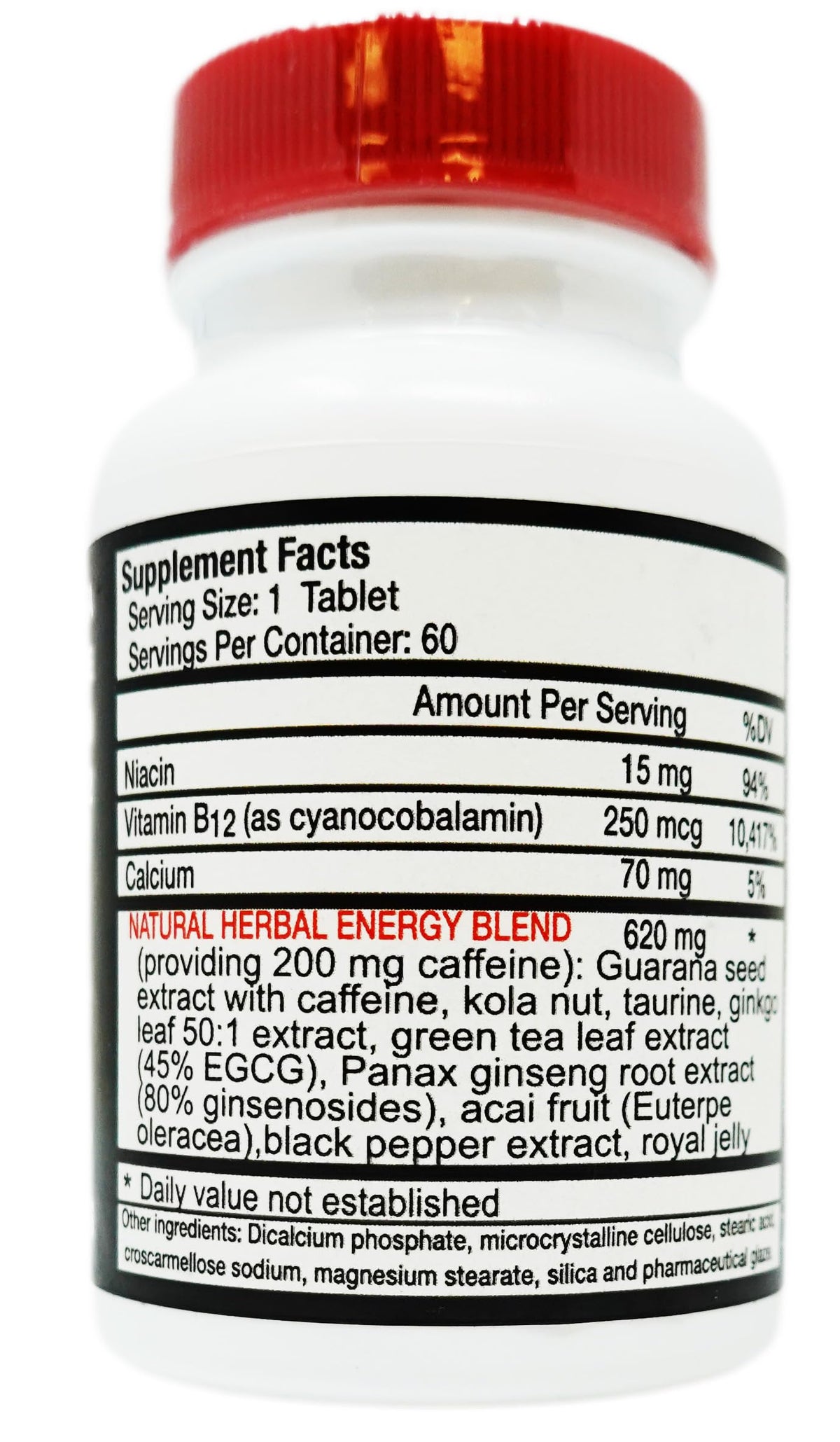Hot Stuff Nutritionals UP Your Gas Herbal Energy Blaster - 60 Tablets - image 3