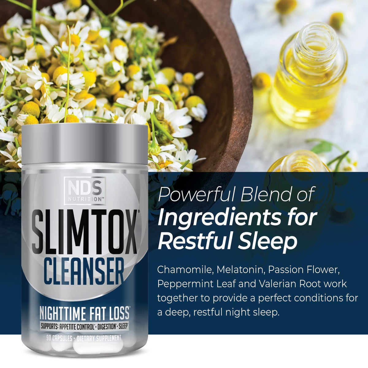 Slim-Tox NDS Nutrition Cleanser Nighttime Fat Loss Support - 90 Capsules - image 5