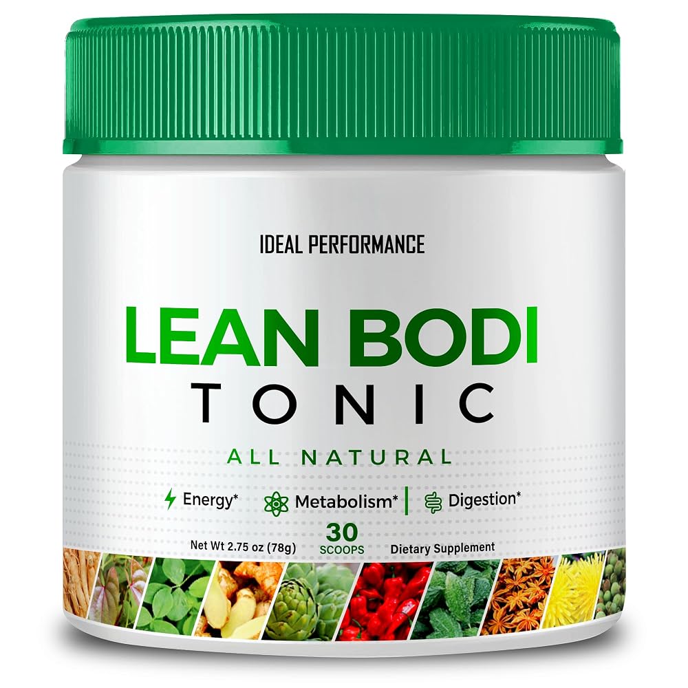 IDEAL PERFORMANCE Lean Bodi Tonic Powder with Vitamin B6 & BCAA