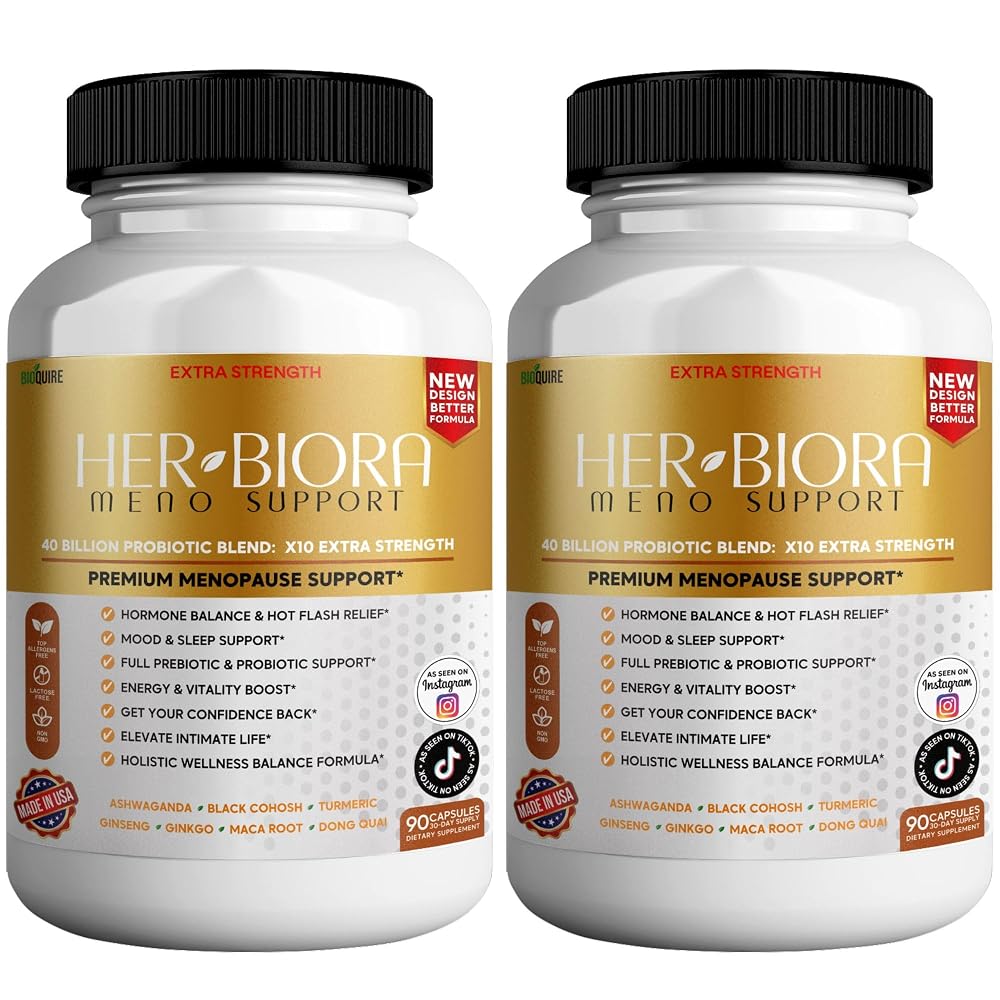 BIOQUIRE Her Biora Meno Support Menopause Probiotic - 180 Capsules