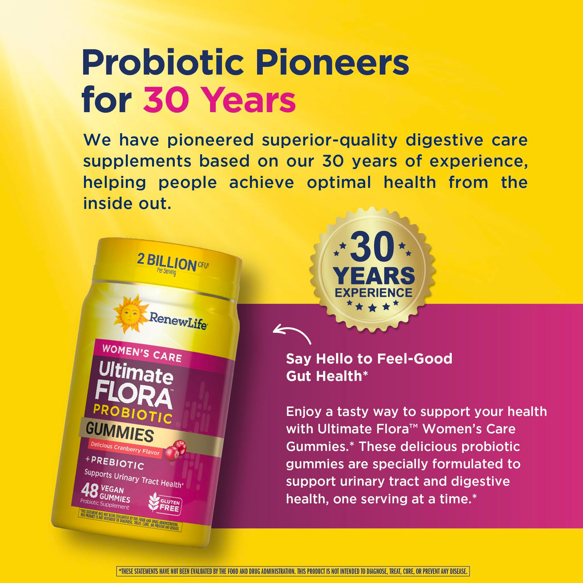 Renew Life Women's Probiotic Gummies 2 Billion CFU - 48 Count - image 6
