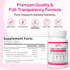 Healthy Bones Co. Vitamin D3 K2 2000 IU - 30 Vegetarian Capsules - image 2