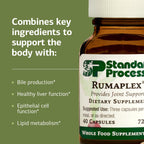 Standard Process Rumaplex Liver & Bile Support - 40 Capsules - image 4