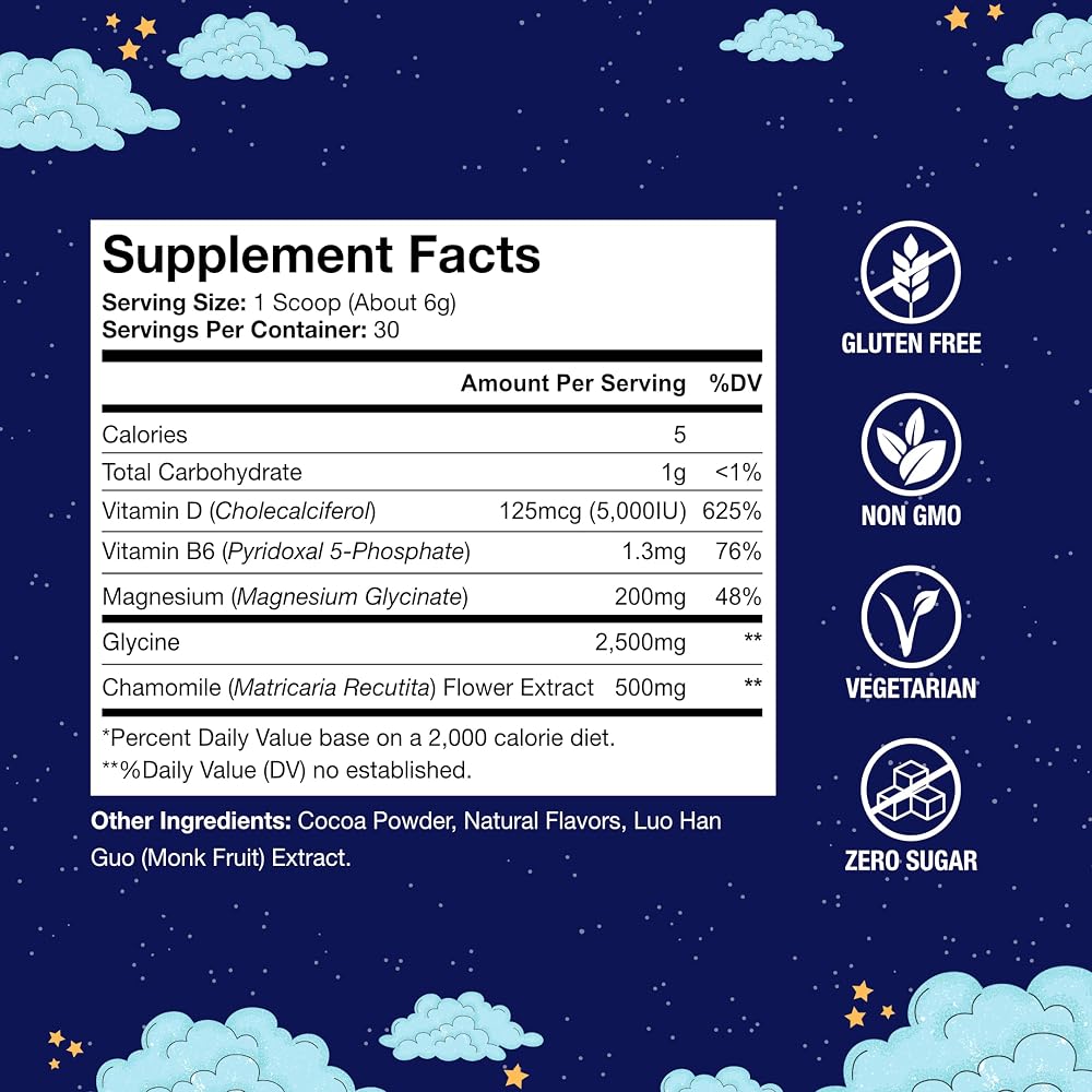 Functional Micronutrients Sleep Support Cocoa Powder - 30-Day Supply - image 7