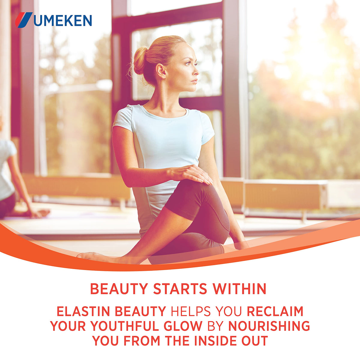 Umeken Elastin Beauty Powder with Collagen Peptides - 60 Packets - image 3