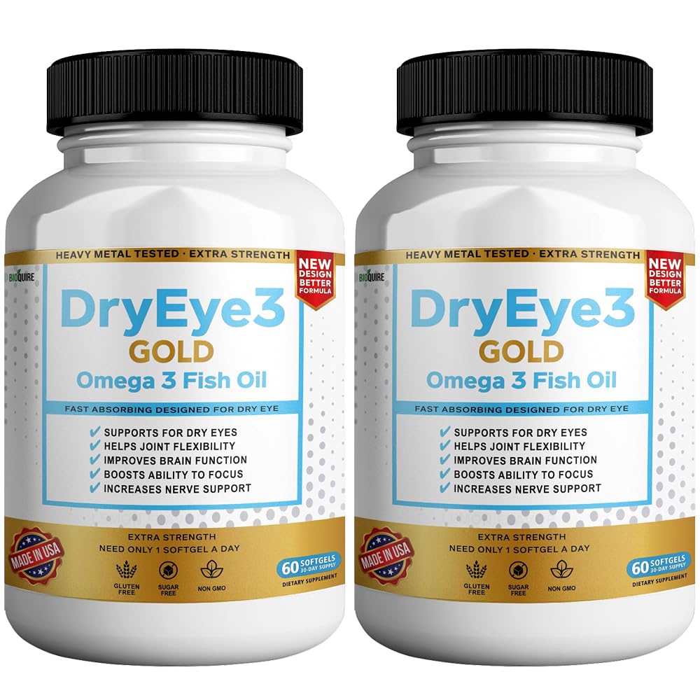 BIOQUIRE Dry Eye 3 Gold Omega 3 Fish Oil