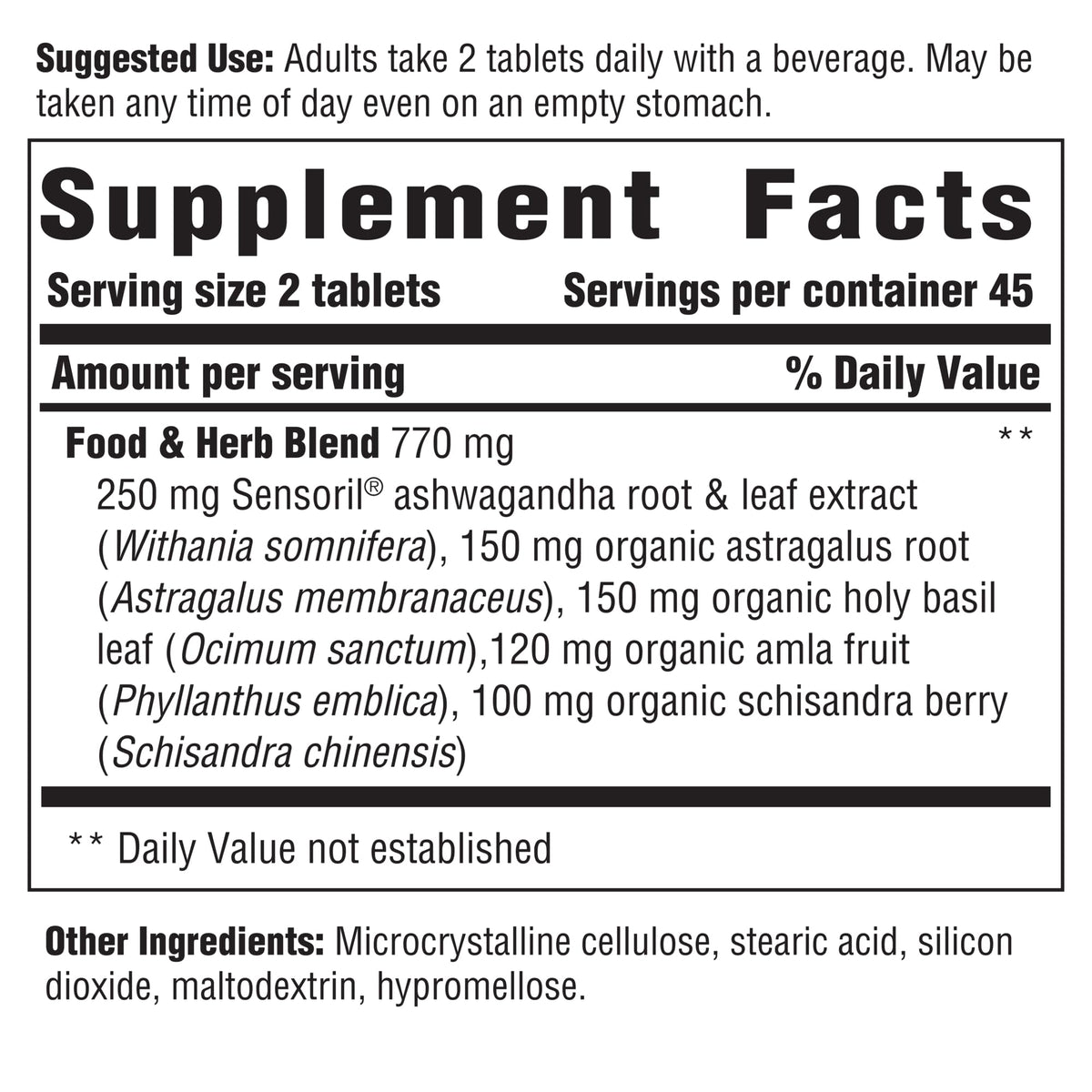 Innate Response Formulas Adrenal Response Tablets - 90 Count - image 2
