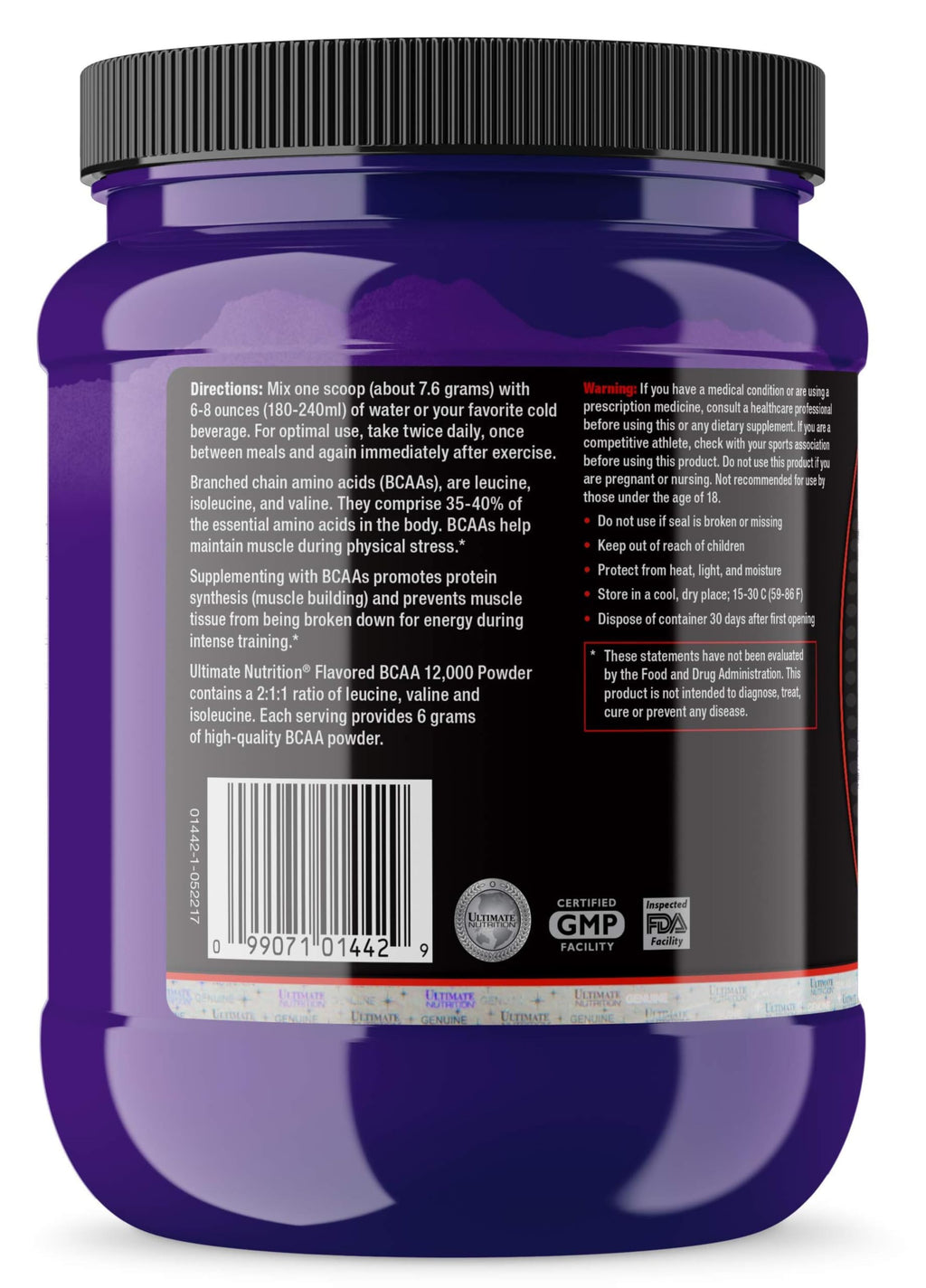 Ultimate Nutrition BCAA Powder 12000