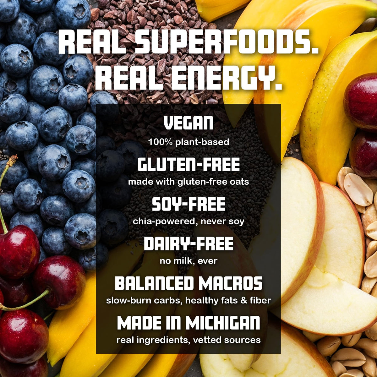 Why Bars, Superfood Protein Bars, 2.04 Ounce Bars - Protein Bar