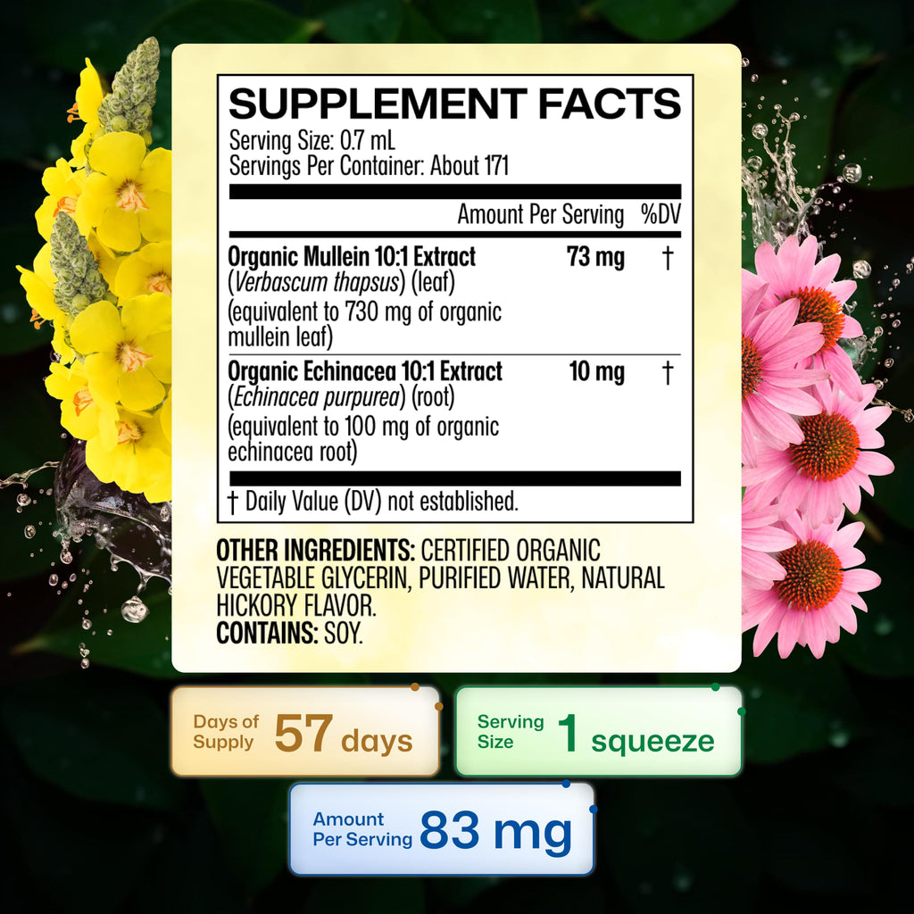 BIO KRAUTER Mullein & Echinacea Respiratory Support - 4 Fl Oz - image 5