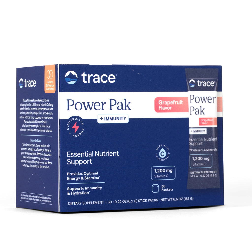 Trace Minerals Power Pak Electrolyte Powder Grapefruit - 30 Packets