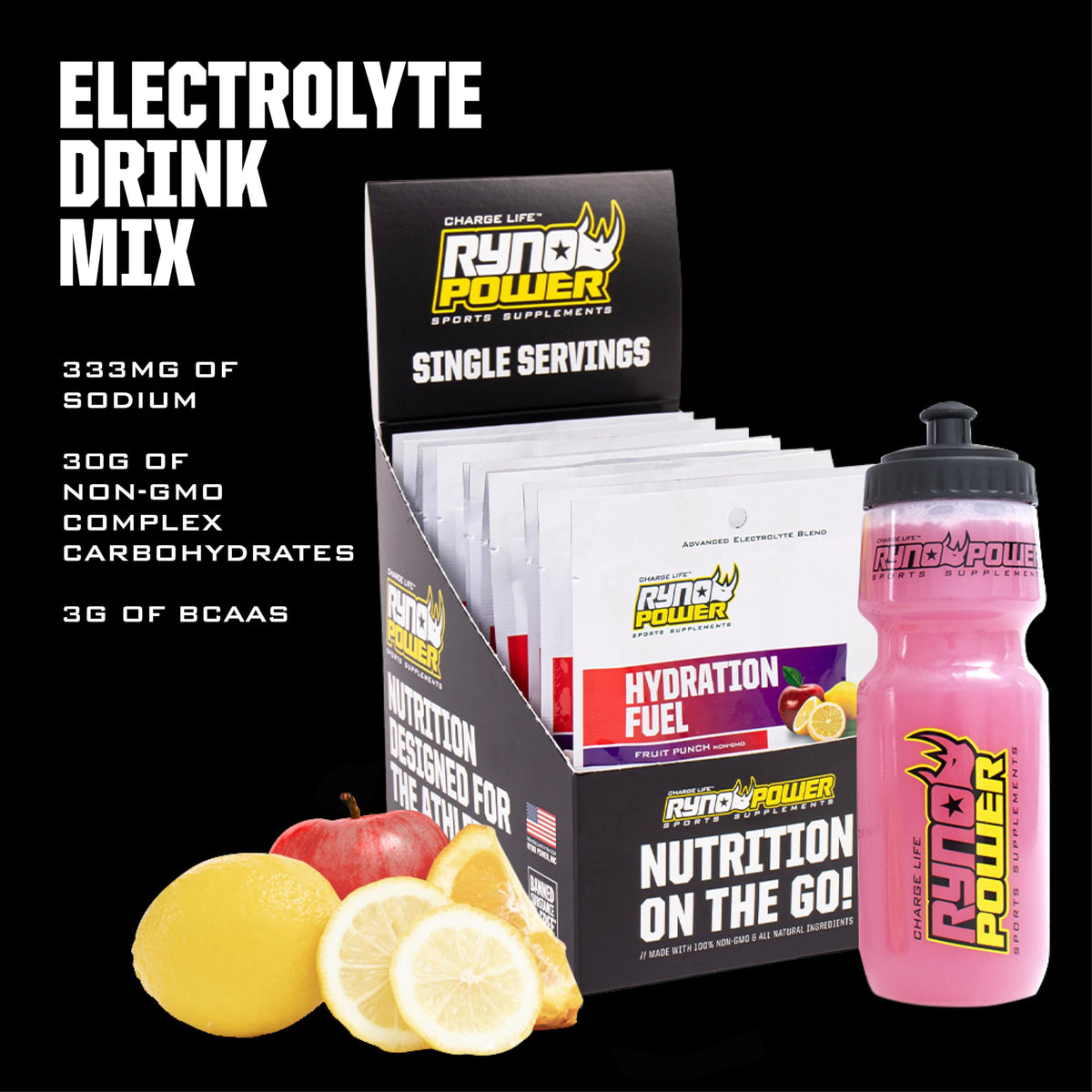 Ryno Power Hydration Fuel Electrolyte Drink Mix - 12 Servings - image 4